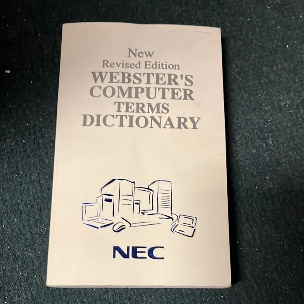 $2 Add-On Webster's Computer Terms Dictionary Computer Reference Guide Softcover - Picture 1 of 4